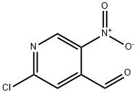 4-PYRIDINECARBOXALDEHYDE, 2-CHLORO-5-NITRO- Struktur