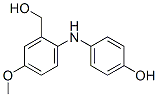 2-((4-hydroxyphenyl)amino)-5-methoxybenzenemethanol Struktur