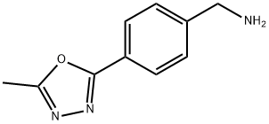 4-(5-Methyl-1,3,4-oxadiazol-2-yl)benzylamine Struktur