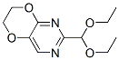 [1,4]Dioxino[2,3-d]pyrimidine,  2-(diethoxymethyl)-6,7-dihydro- Struktur