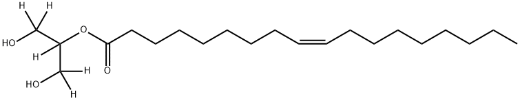 2-Oleoyl Glycerol-d5 Struktur