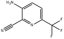 3-Amino-6-(trifluoromethyl)pyridine-2-carbonitrile Struktur