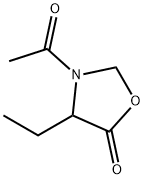 5-Oxazolidinone, 3-acetyl-4-ethyl- (9CI) Struktur