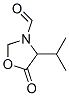 3-Oxazolidinecarboxaldehyde, 4-(1-methylethyl)-5-oxo- (9CI) Struktur