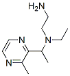 1,2-Ethanediamine,  N1-ethyl-N1-[1-(3-methyl-2-pyrazinyl)ethyl]- Struktur