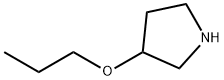 3-PROPOXYPYRROLIDINE Struktur