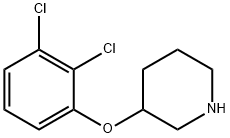 3-(2,3-DICHLOROPHENOXY)PIPERIDINE Struktur