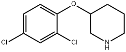 3-(2,4-DICHLOROPHENOXY)PIPERIDINE Struktur