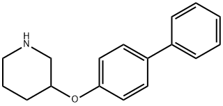 3-([1,1'-BIPHENYL]-4-YLOXY)PIPERIDINE Struktur