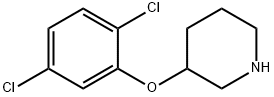 3-(2,5-DICHLOROPHENOXY)PIPERIDINE Struktur