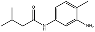 N-(3-amino-4-methylphenyl)-3-methylbutanamide Struktur