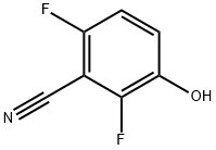 Benzonitrile,  2,6-difluoro-3-hydroxy- Struktur