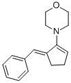 4-(5-BENZYLIDENE-CYCLOPENT-1-ENYL)-MORPHOLINE Struktur