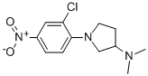 1-(2-CHLORO-4-NITROPHENYL)-N,N-DIMETHYLPYRROLIDIN-3-AMINE Struktur