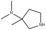 N,N,3-TRIMETHYLPYRROLIDIN-3-AMINE Struktur