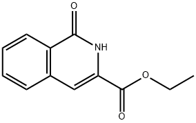 Ethyl 1-oxo-1,2-dihydroisoquinoline-3-carboxylate Struktur