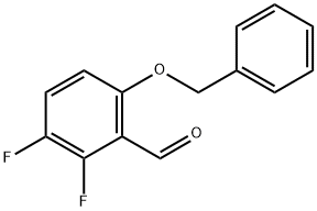 2,3-DIFLUORO-6-(PHENYLMETHOXY)BENZALDEHYDE Struktur