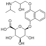 4-HYDROXY PROPRANOLOL GLUCURONIDE Struktur