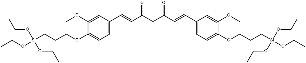 BIS(4-TRIETHOXYSILYLPROPOXY-3-METHOXYPHENYL) Struktur