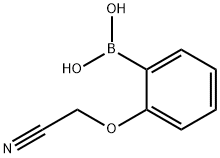 2-Cyanomethoxyphenylboronic acid Struktur