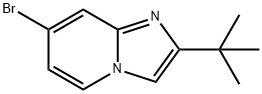 7-Bromo-2-tert-butyl-imidazo[1,2-a]pyridine Struktur