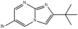 6-Bromo-2-tert-butyl-imidazo[1,2-a]pyrimidine Struktur