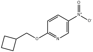 2-Cyclobutylmethoxy-5-nitro-pyridine
 Struktur