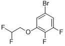 5-Bromo-1-(2,2-difluoro-ethoxy)-2,3-difluoro-benzene Struktur