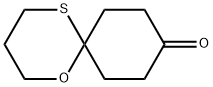 1-Oxa-5-thia-spiro[5.5]undecan-9-one Struktur