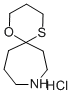 1-Oxa-5-thia-9-aza-spiro[5.6]dodecane, hydrochloride Struktur