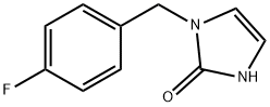 1-(4-Fluoro-benzyl)-1,3-dihydro-imidazol-2-one
 Struktur