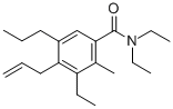 4-(Allyloxy)-5-propyl-N,N,3-triethyl-o-toluamide Struktur