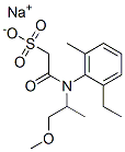 METOLACHLOR ESA SODIUM SALT Struktur