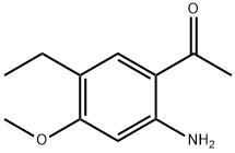 Ethanone,1-(2-amino-5-ethyl-4-methoxyphenyl)- Struktur