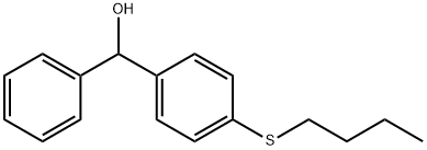 [4-(BUTYLTHIO)PHENYL](PHENYL)METHANOL Struktur