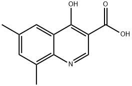 6,8-DIMETHYL-4-HYDROXYQUINOLINE-3-CARBOXYLIC ACID 結(jié)構(gòu)式