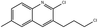 2-Chloro-3-(3-chloropropyl)-6-methylquinoline Struktur