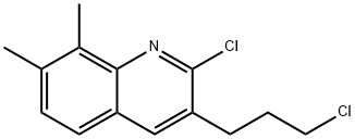 2-CHLORO-3-(3-CHLOROPROPYL)-7,8-DIMETHYLQUINOLINE Struktur