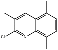 2-CHLORO-3,5,8-TRIMETHYLQUINOLINE Struktur