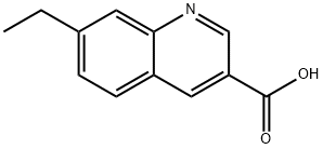 7-ETHYLQUINOLINE-3-CARBOXYLIC ACID Struktur