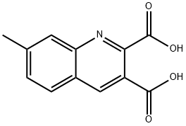 7-METHYLQUINOLINE-2,3-DICARBOXYLIC ACID Struktur