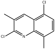 2,5-DICHLORO-3,8-DIMETHYLQUINOLINE Struktur