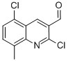 2,5-DICHLORO-8-METHYLQUINOLINE-3-CARBOXALDEHYDE Struktur