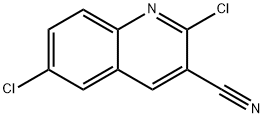 2,6-DICHLOROQUINOLINE-3-CARBONITRILE Struktur