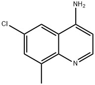 4-AMINO-6-CHLORO-8-METHYLQUINOLINE Struktur