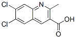 6,7-DICHLORO-2-METHYLQUINOLINE-3-CARBOXYLIC ACID Struktur