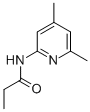 Propanamide,  N-(4,6-dimethyl-2-pyridinyl)- Struktur