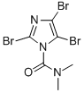 1-Dimethylcarbamoyl-2,4,5-tribromoimidazole Struktur