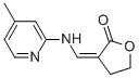 3-((4-METHYLPYRIDIN-2-YLAMINO)METHYLENE)DIHYDROFURAN-2(3H)-ONE Struktur