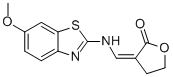 3-((6-METHOXYBENZO[D]THIAZOL-2-YLAMINO)METHYLENE)DIHYDROFURAN-2(3H)-ONE Struktur